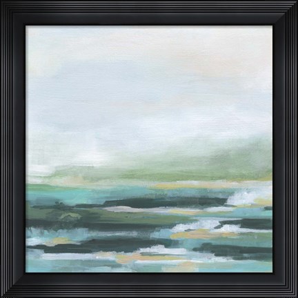 Framed Misty Inlet II Print