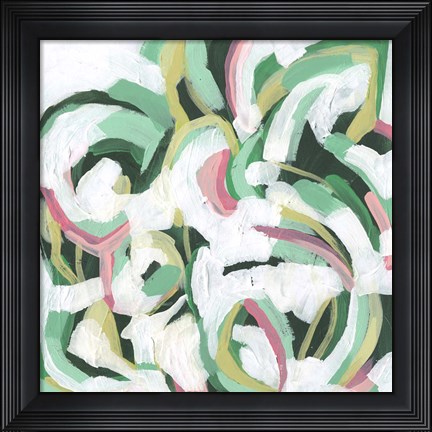 Framed Mint Billows II Print