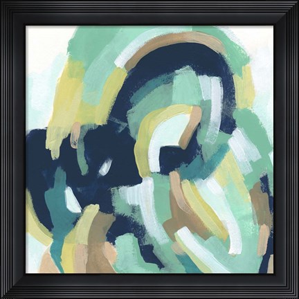 Framed Mint Synergy I Print