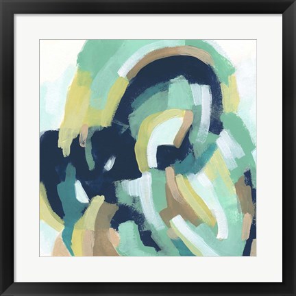 Framed Mint Synergy I Print