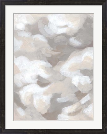 Framed Abstract Cumulus I Print