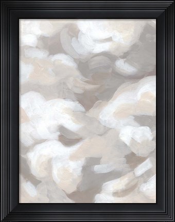 Framed Abstract Cumulus I Print
