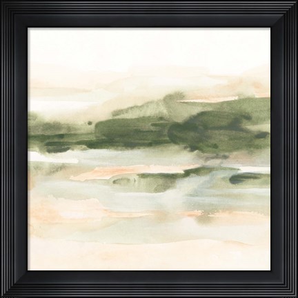 Framed Marsh at Dusk I Print