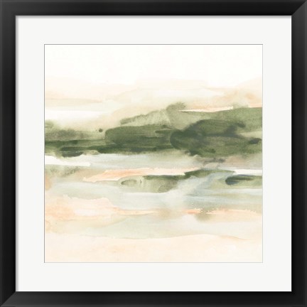 Framed Marsh at Dusk I Print