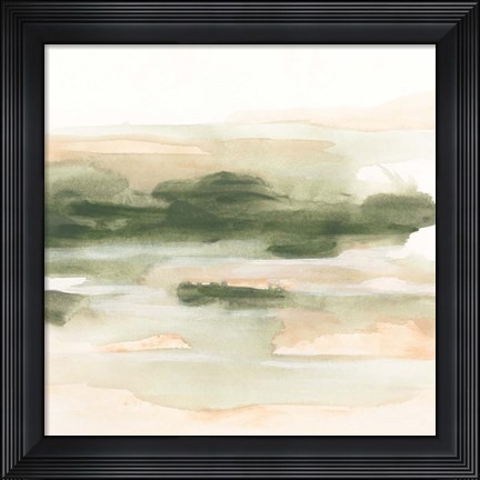 Framed Marsh at Dusk II Print