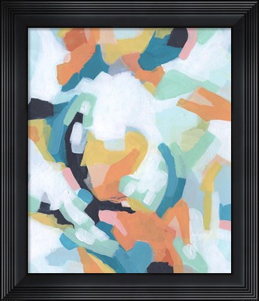 Framed Sorbet Swirl II Print