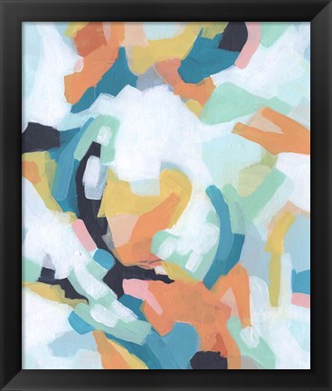Framed Sorbet Swirl II Print