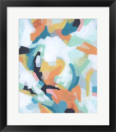 Framed Sorbet Swirl II Print