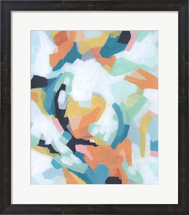 Framed Sorbet Swirl II Print