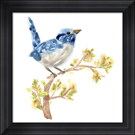 Framed Springtime Songbirds I Print