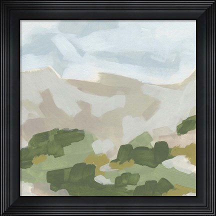 Framed Hillside Impression II Print