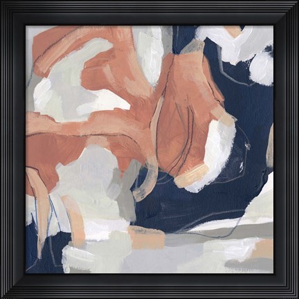 Framed Sienna Cement II Print