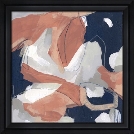 Framed Sienna Cement III Print