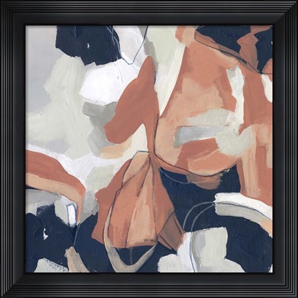 Framed Sienna Cement IV Print