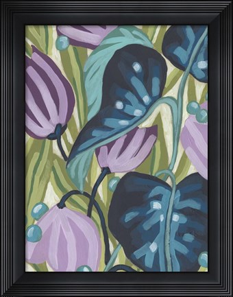 Framed Tropical Jewels II Print