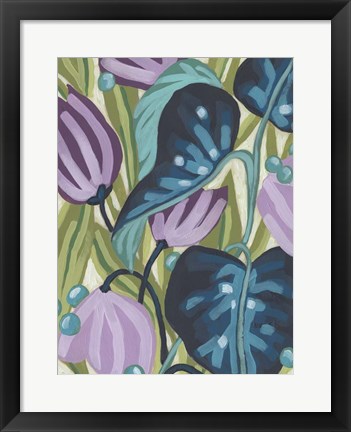 Framed Tropical Jewels II Print