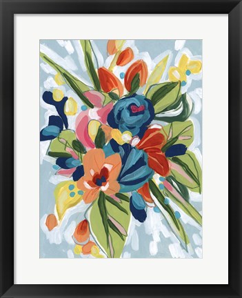 Framed Petal Pop I Print