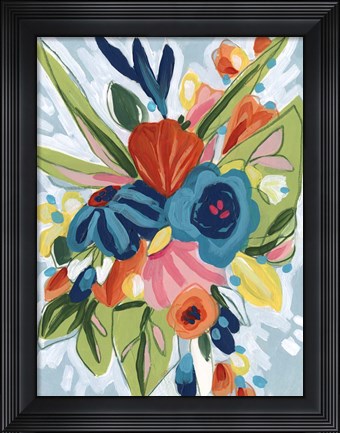 Framed Petal Pop II Print
