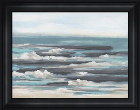 Framed Gentle Surf I Print