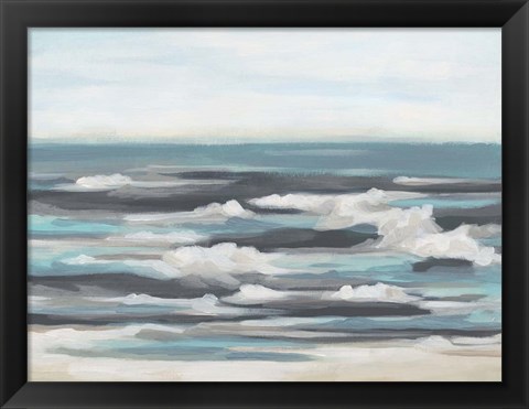 Framed Gentle Surf II Print