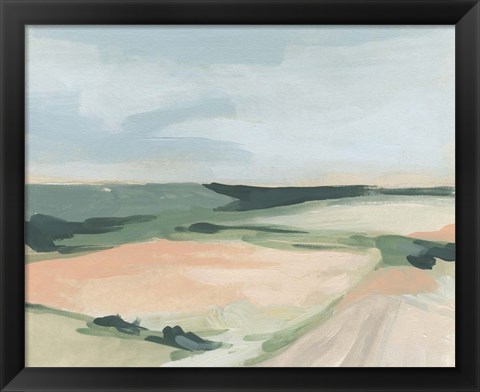 Framed Pastel Plains I Print