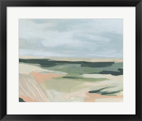 Framed Pastel Plains II Print