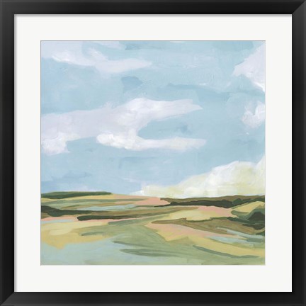 Framed Meadow Gold I Print