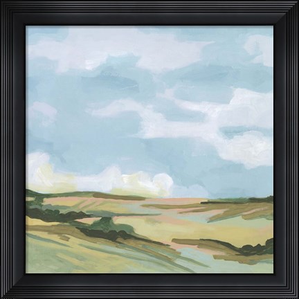 Framed Meadow Gold II Print