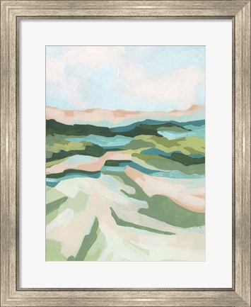 Framed Tidal Valley I Print
