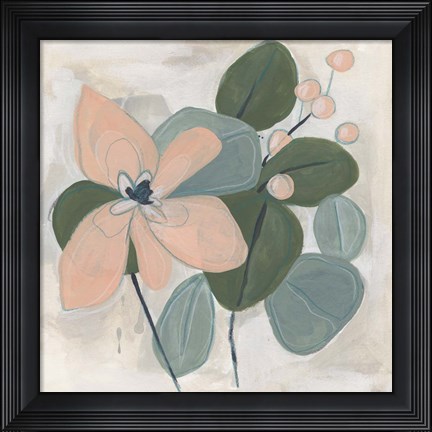 Framed Posey Impasto II Print