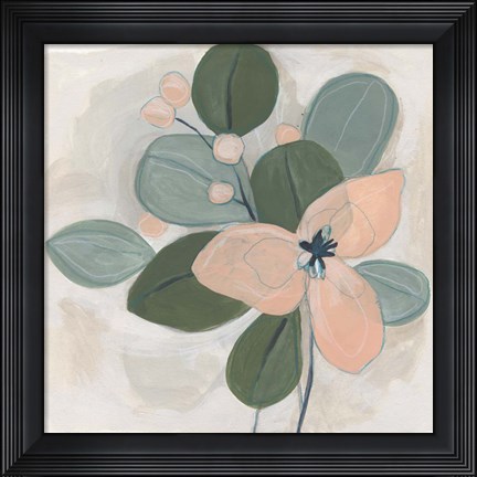Framed Posey Impasto III Print
