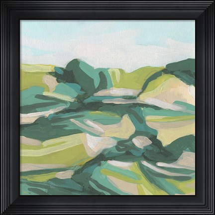 Framed Layered Topography I Print