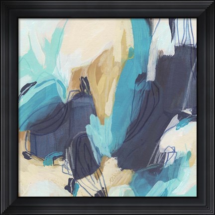 Framed Blue Hive II Print