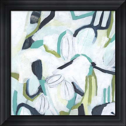 Framed Floating Lanterns II Print