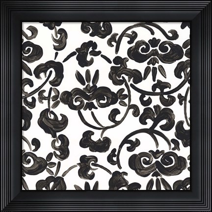 Framed Ink Motif II Print