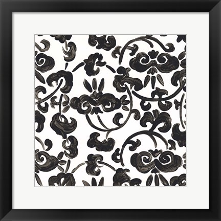 Framed Ink Motif II Print