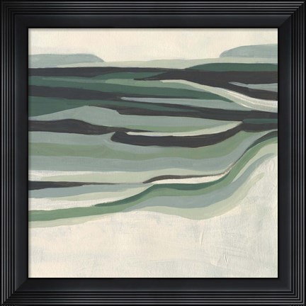 Framed Green Mesa II Print