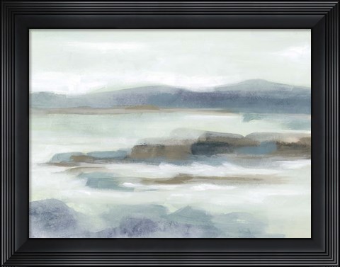 Framed Soft Shores I Print