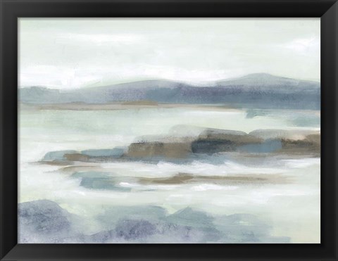 Framed Soft Shores I Print