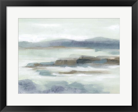 Framed Soft Shores I Print