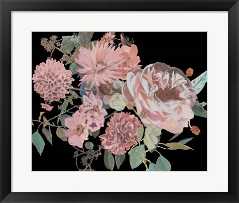 Framed Night Blooming Flowers I Print