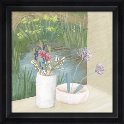Framed Window Plants III Print