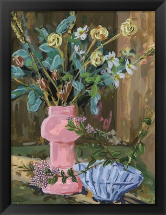 Framed Still Life Bouquet I Print