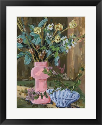 Framed Still Life Bouquet I Print