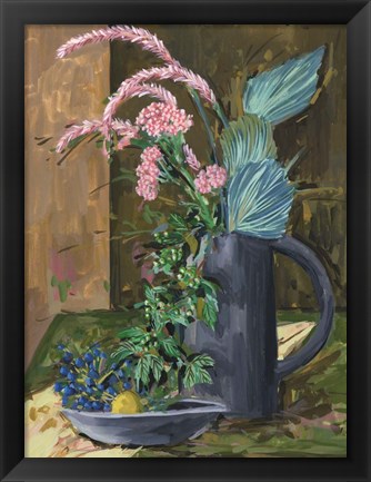 Framed Still Life Bouquet II Print