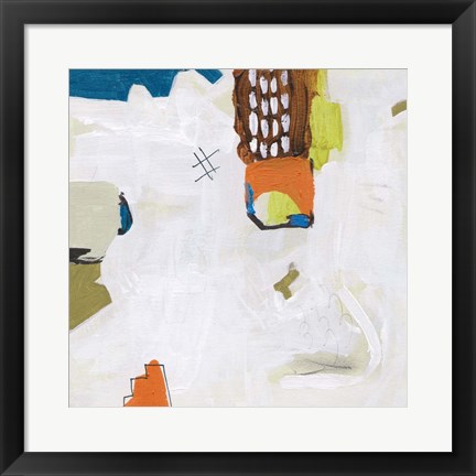 Framed Neon City Lights II Print