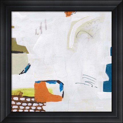 Framed Neon City Lights III Print