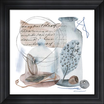 Framed Message in a Bottle II Print