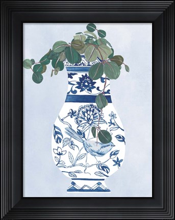 Framed Moonlight Vase IV Print