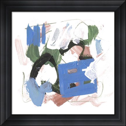 Framed Sea Square I Print